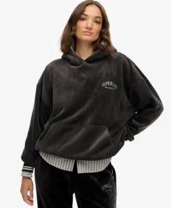 Country Club Velour Relaxed Hoodie
