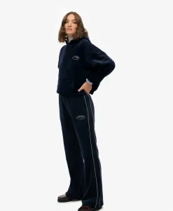 Country Club Velour Straight Joggers