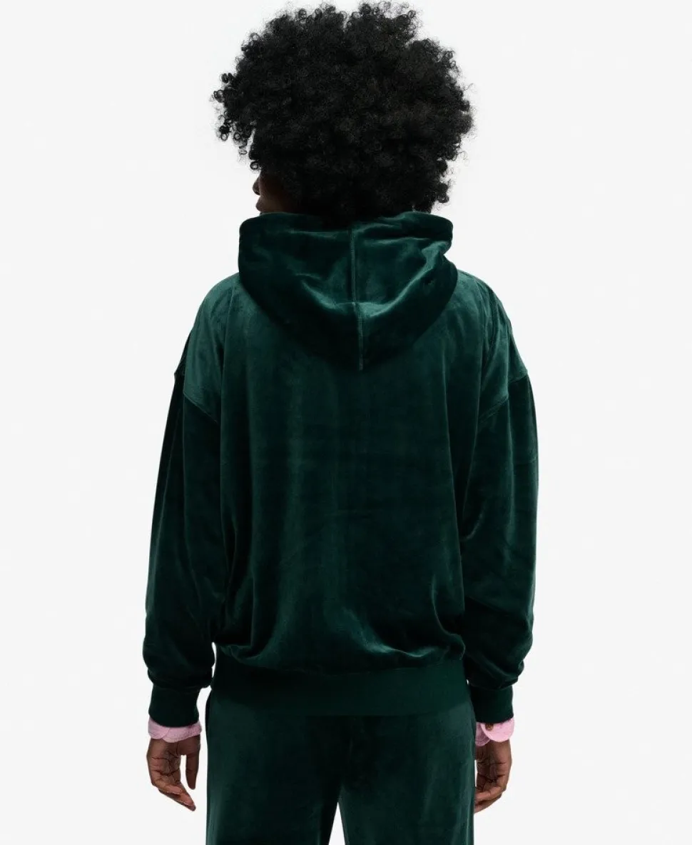 Country Club Velour Zip Hoodie