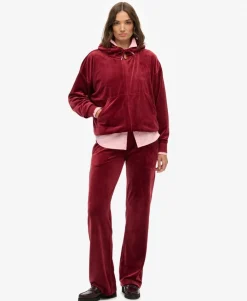 Country Club Velour Zip Hoodie