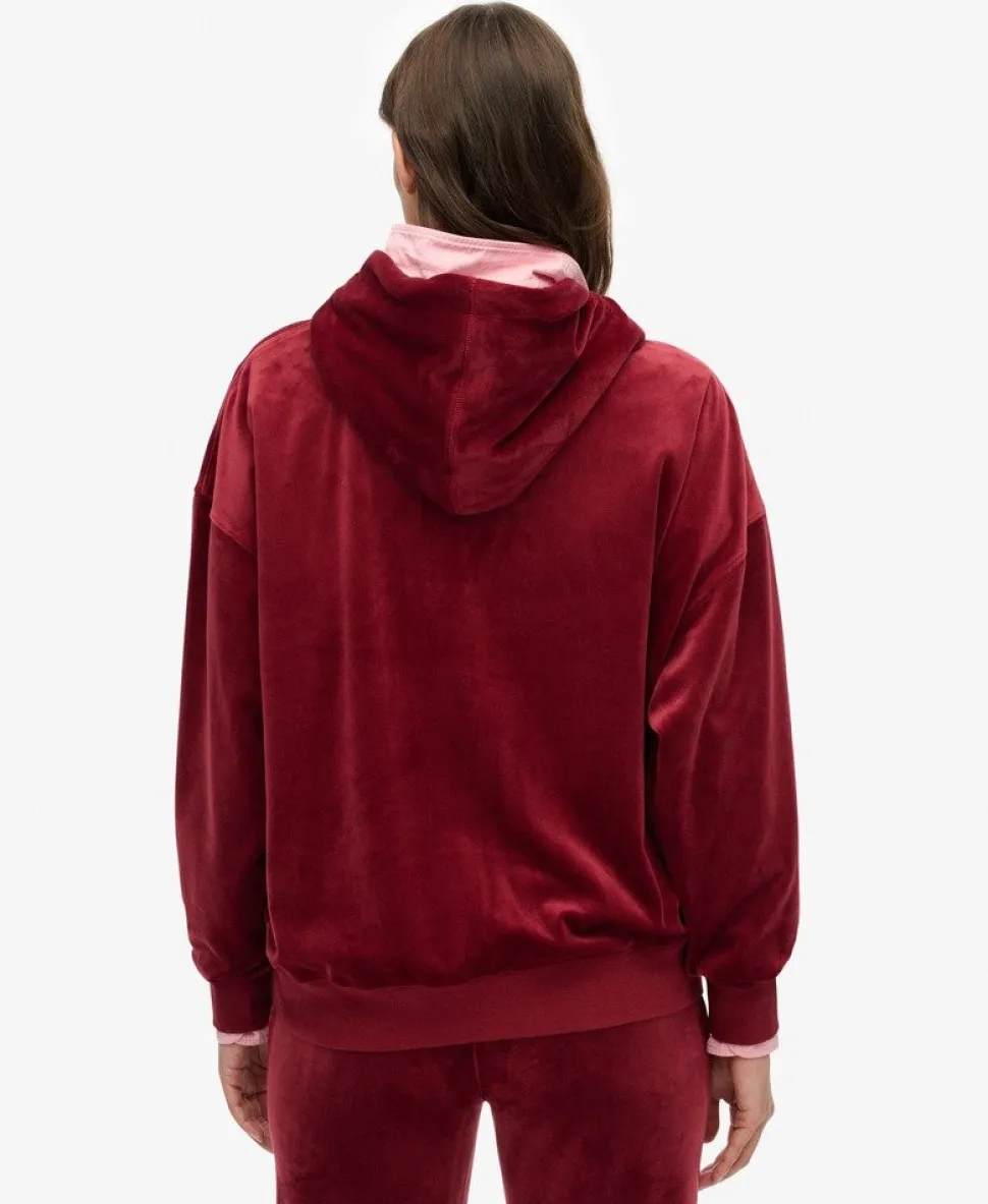 Country Club Velour Zip Hoodie