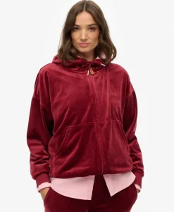 Country Club Velour Zip Hoodie