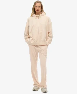 Country Club Velour Zip Hoodie