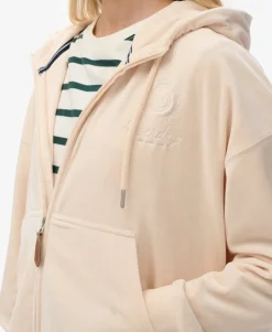 Country Club Velour Zip Hoodie