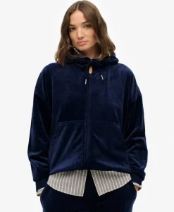 Country Club Velour Zip Hoodie