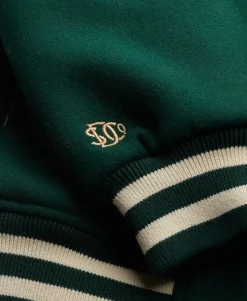 Country Club Wool Blend Bomber Jacket