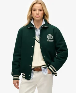 Country Club Wool Blend Bomber Jacket