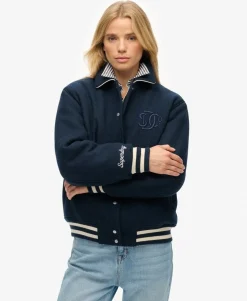 Country Club Wool Blend Bomber Jacket