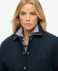 Country Club Wool Blend Bomber Jacket