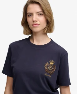 Crest Embellished T-shirt