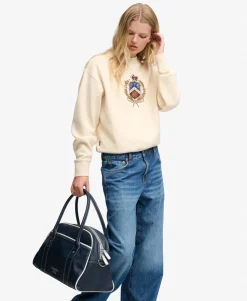 Crest Loose Crew Sweatshirt