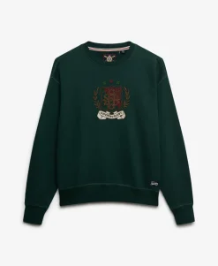 Crest Loose Crew Sweatshirt