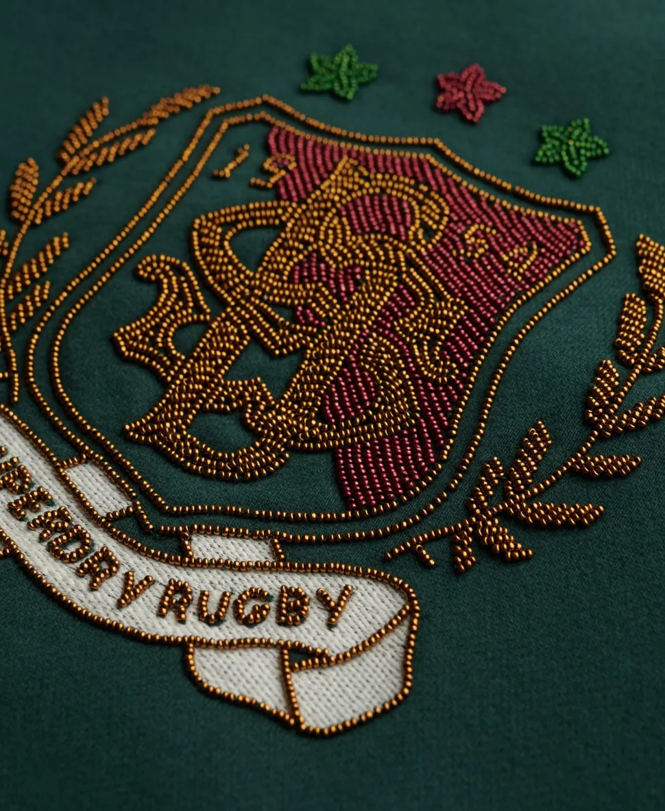 Crest Loose Crew Sweatshirt