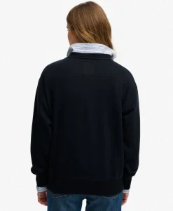 Crest Loose Crew Sweatshirt