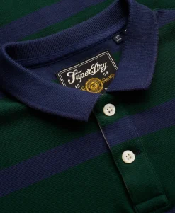 Crest Stripe Polo Shirt