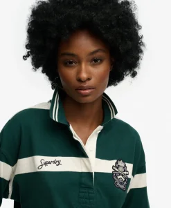 Crest Stripe Rugby Top