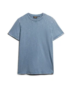 Crew Neck Slub Short Sleeved T-shirt