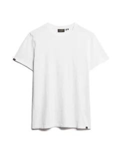 Crew Neck Slub Short Sleeved T-shirt