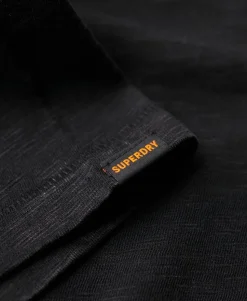 Crew Neck Slub Short Sleeved T-shirt