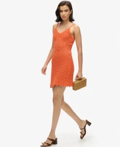 Crochet Cami Mini Dress