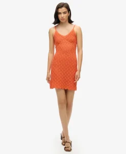 Crochet Cami Mini Dress