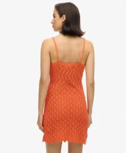 Crochet Cami Mini Dress