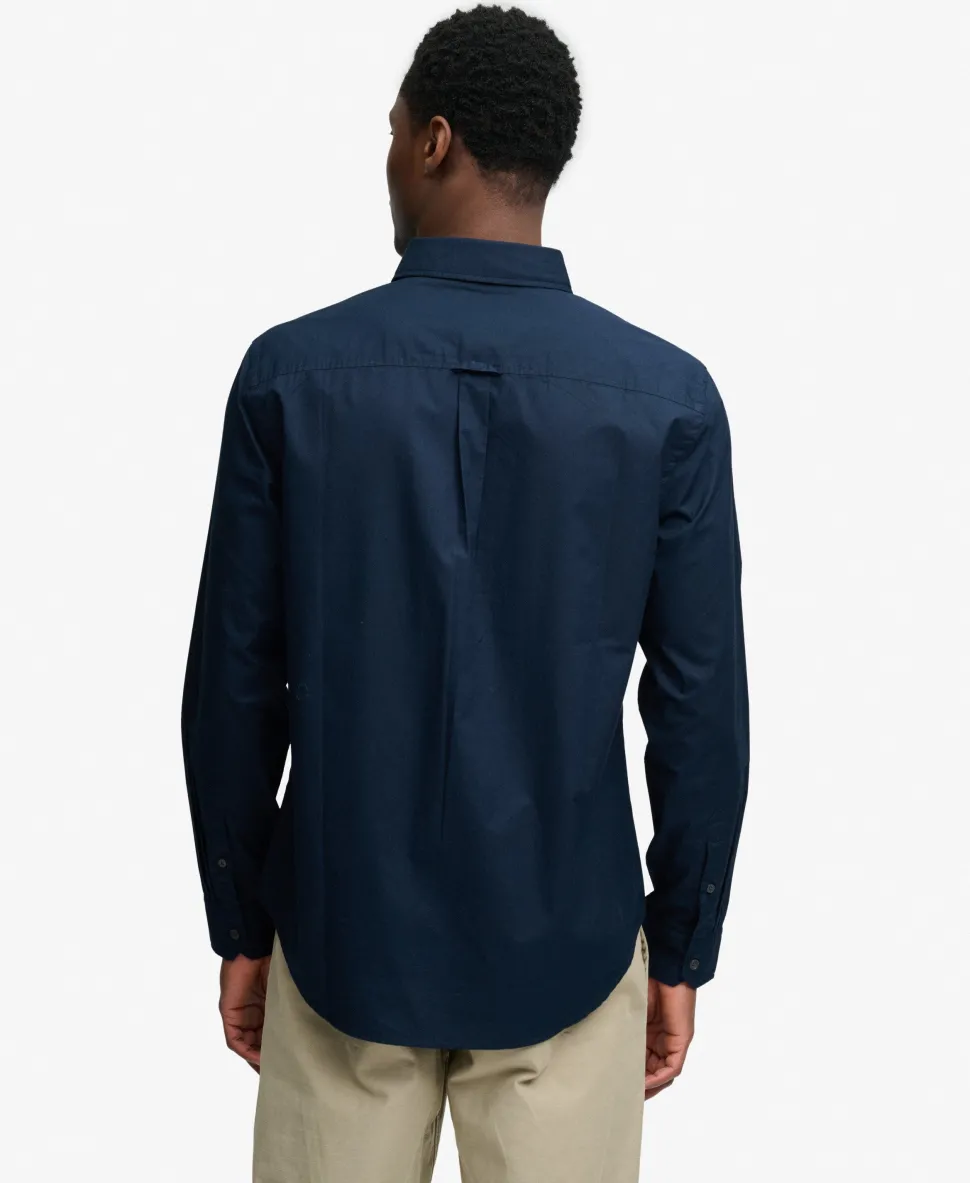 Cut Away Poplin Long Sleeve Shirt