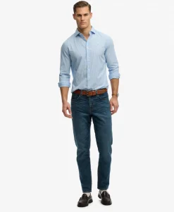 Cut Away Poplin Long Sleeve Shirt