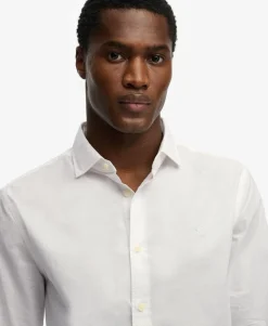 Cut Away Poplin Long Sleeve Shirt
