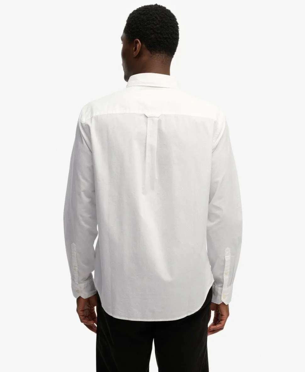 Cut Away Poplin Long Sleeve Shirt