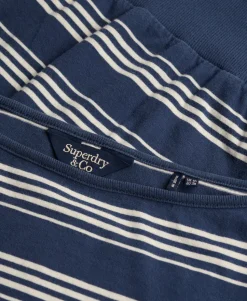 Deep Rib Stripe Bardot Top