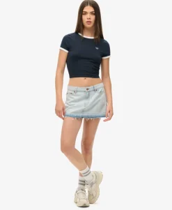 Denim Mini Skirt