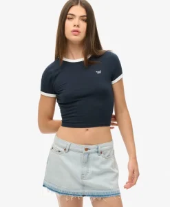 Denim Mini Skirt