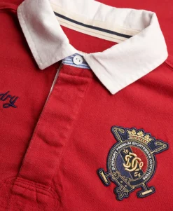 Double Emblem Rugby Top