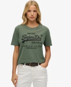 Embellished Vintage Logo Relaxed T-Shirt