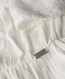 Embroidered Tiered Midi Dress