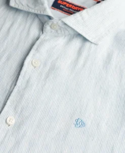Embroidered Vacation Linen Shirt