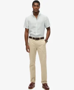 Embroidered Vacation Linen Shirt