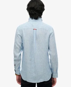 Embroidered Vacation Linen Shirt