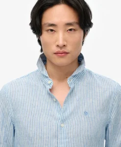 Embroidered Vacation Linen Shirt