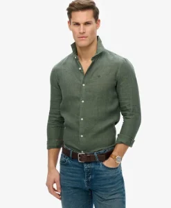 Embroidered Vacation Linen Shirt