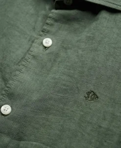 Embroidered Vacation Linen Shirt
