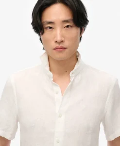 Embroidered Vacation Linen Shirt
