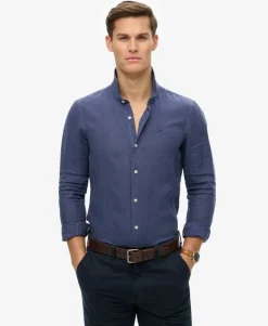 Embroidered Vacation Linen Shirt