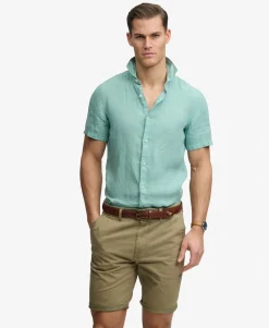 Embroidered Vacation Linen Shirt