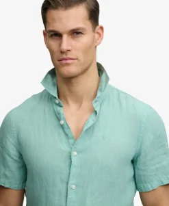Embroidered Vacation Linen Shirt