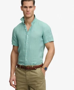 Embroidered Vacation Linen Shirt