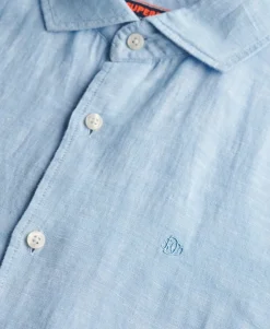 Embroidered Vacation Linen Shirt