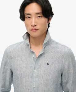 Embroidered Vacation Linen Shirt