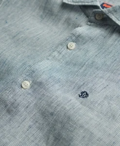 Embroidered Vacation Linen Shirt